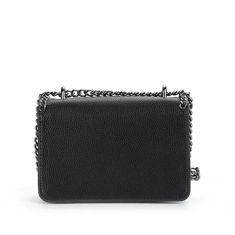 8478-new coming 2018 trendy elegant stylish PU leather long chain purse for women