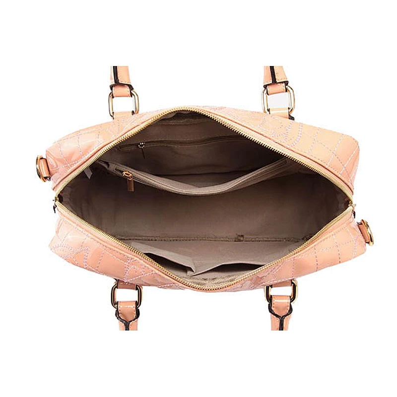 4109 Hot sale turkish leather bags woman luxury handbags designer tote stitching leather hand bags