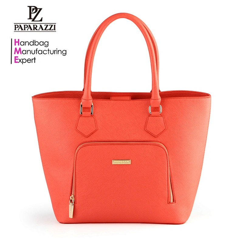 5172 Paparazzi 2018 elegant custom women tote handbag pu leather lady handbag specialized oem manufacturer