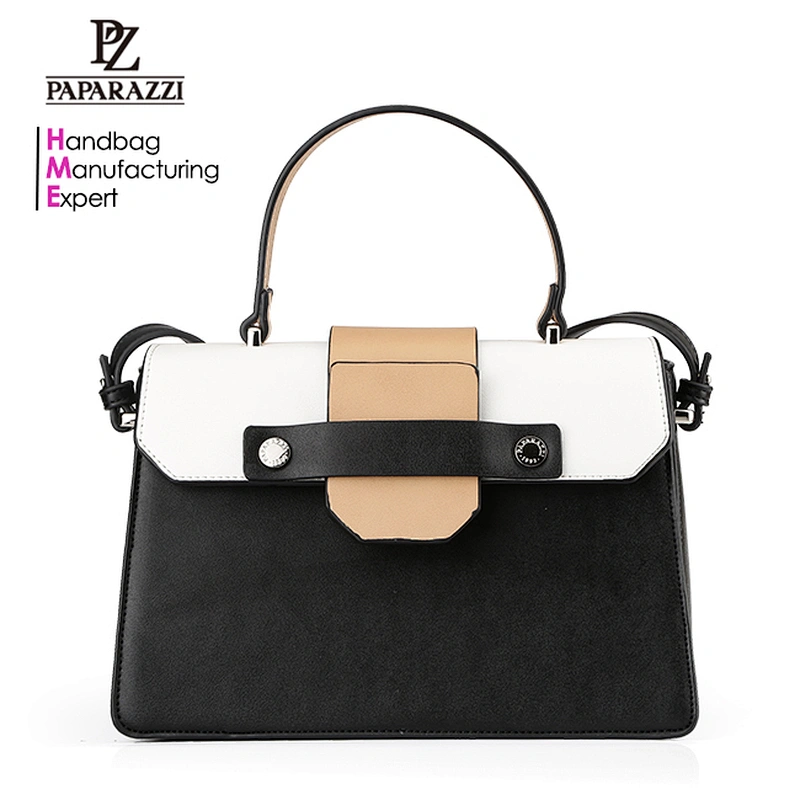 6995 2017 Paparazzi Leather top sale trendy PU leather lady handbag wholesale