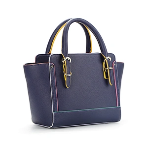 #8593 Tax Free Myanmar made new style fashion design custom saffiano PU leather ladies tote bags luxury handbags for women
