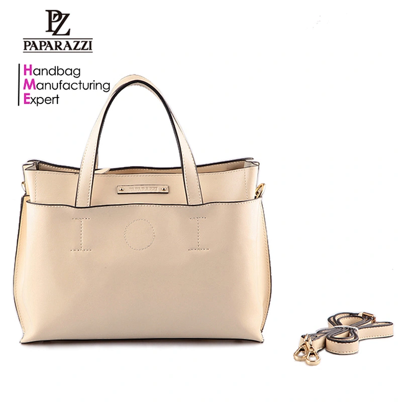 5011-Fashion Brand Design for 2018 Fall Genuine Leather Women Tote Bag with Long Shoulder Strap