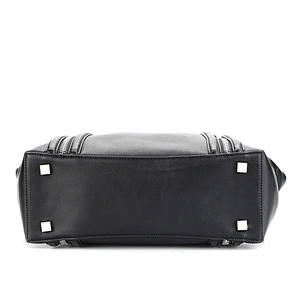 4124 Hot sale style super quality black PU leather OEM women handbag