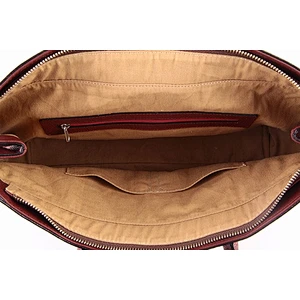5605 2018 OEM red color Factory PU Characteristic Fashion Handbag for Ladies