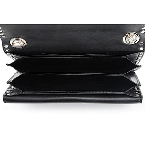 8679-No outer stitching studs cross body locker shoulder bags