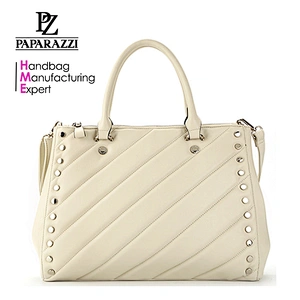 7874 innovative soft PU tote lady handbag 2017 hot selling
