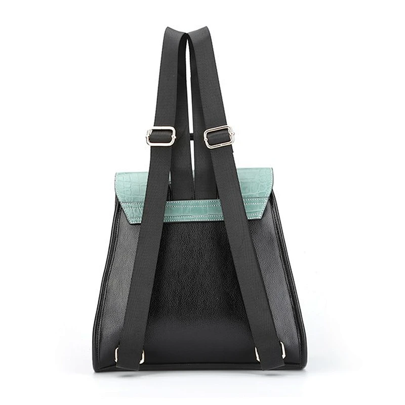 6543 Latest designer woman back pack bag crocodile leather new backpack fashion 2018