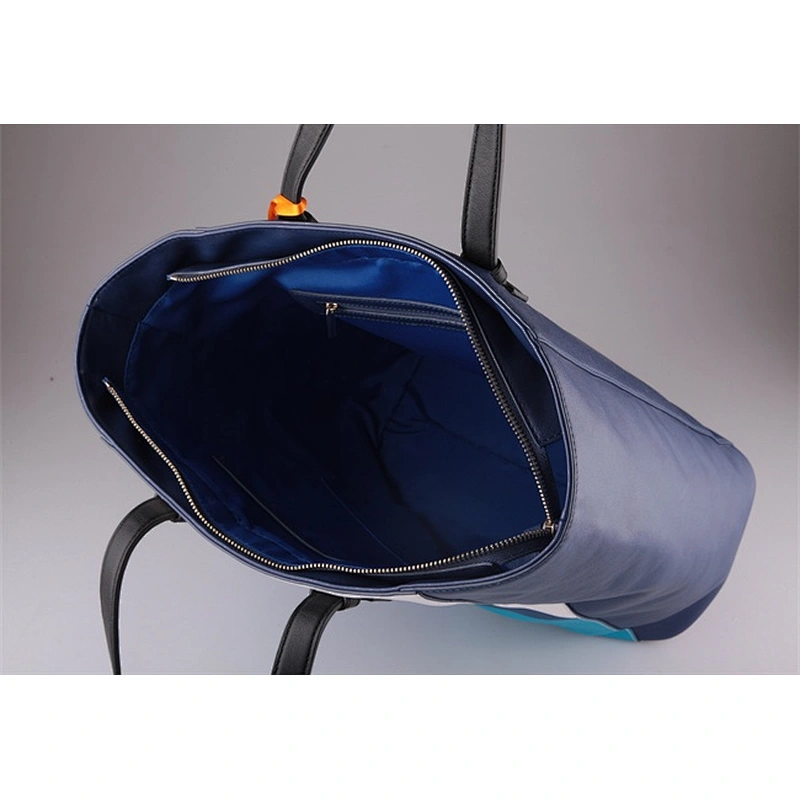 3141 3D printing high quality PU leather unique design ladies shopping tote bag alibaba China