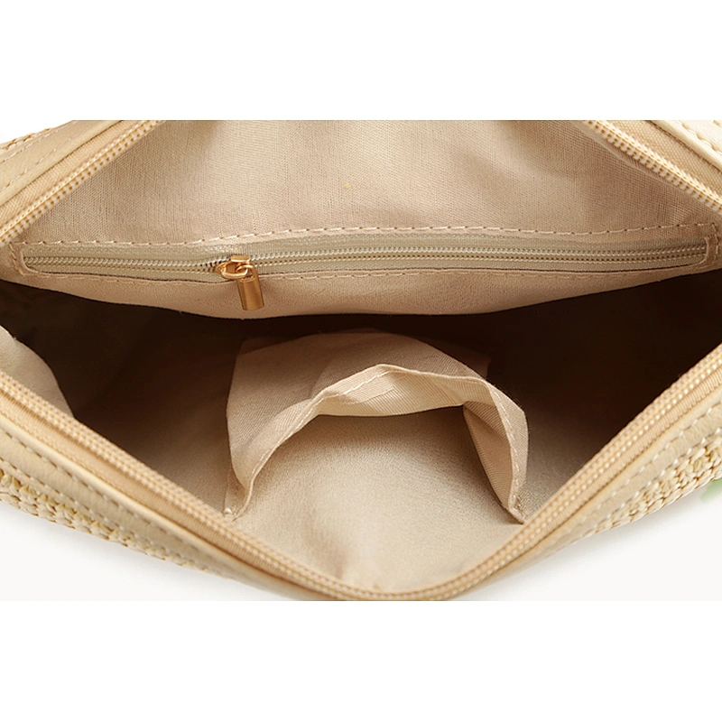 8992# 2020 Spring and summer Tax free factorywholesale latest fashion design custom embroidered Linen crossbody sling bag women