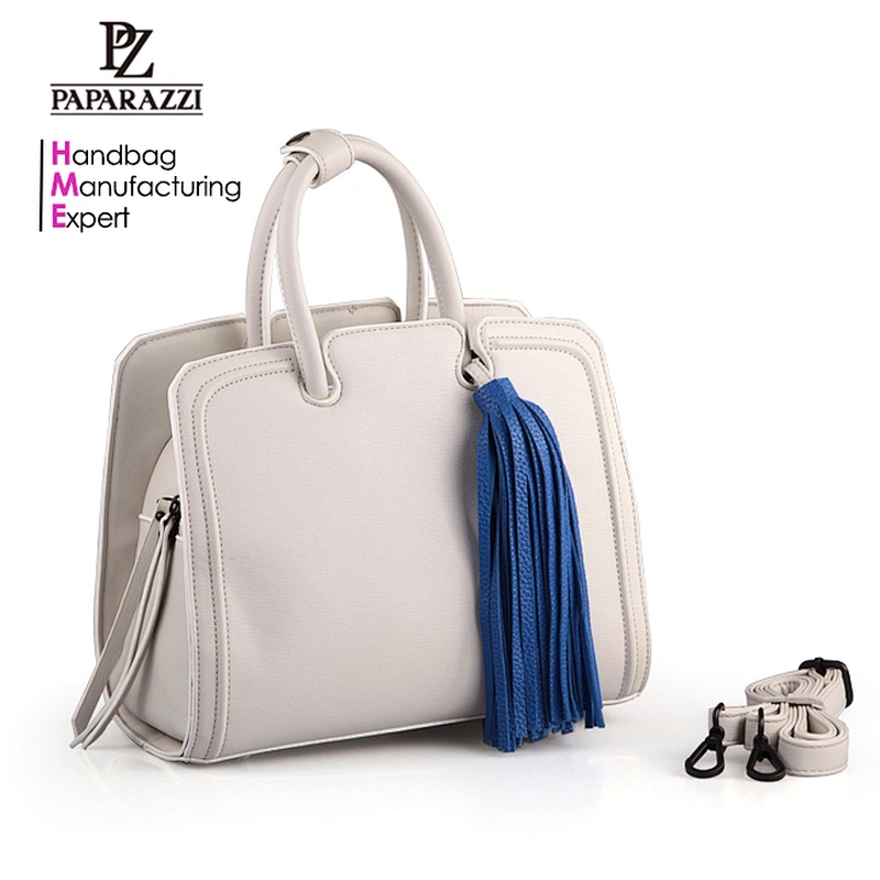 4019 Beige urban style tassel beauty bags wholesale china