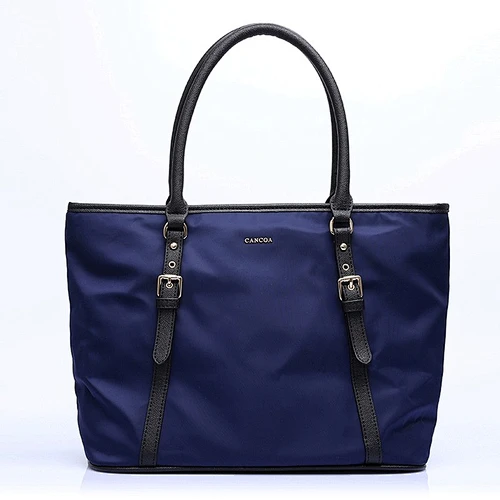 1053a Latest new designer water proof nylon fashion blue hand bag for women