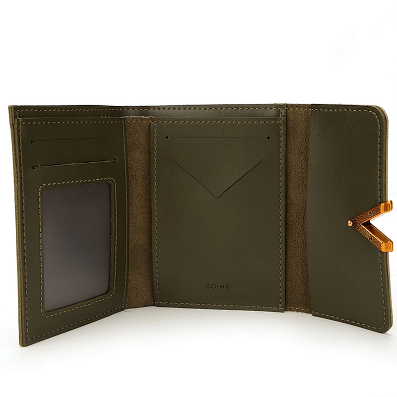 7917 Paparazzi 2019 spring fashion high quality faux leather ladies trifold wallet wholesale women custom wallet