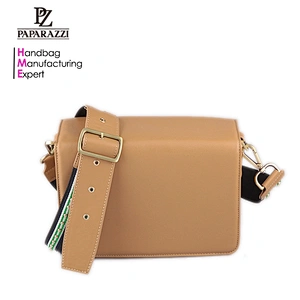 3528 China factory bag supplier women camel leather bag