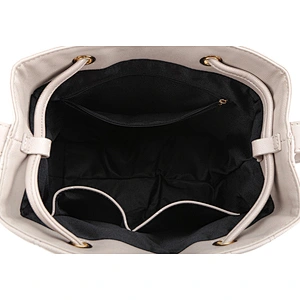 #10370 Myanmar own factory hot selling latest fashion designer custom drawstring bucket handbag PU leather ladies hand bags