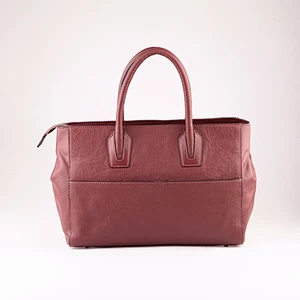 5605 2018 OEM red color Factory PU Characteristic Fashion Handbag for Ladies