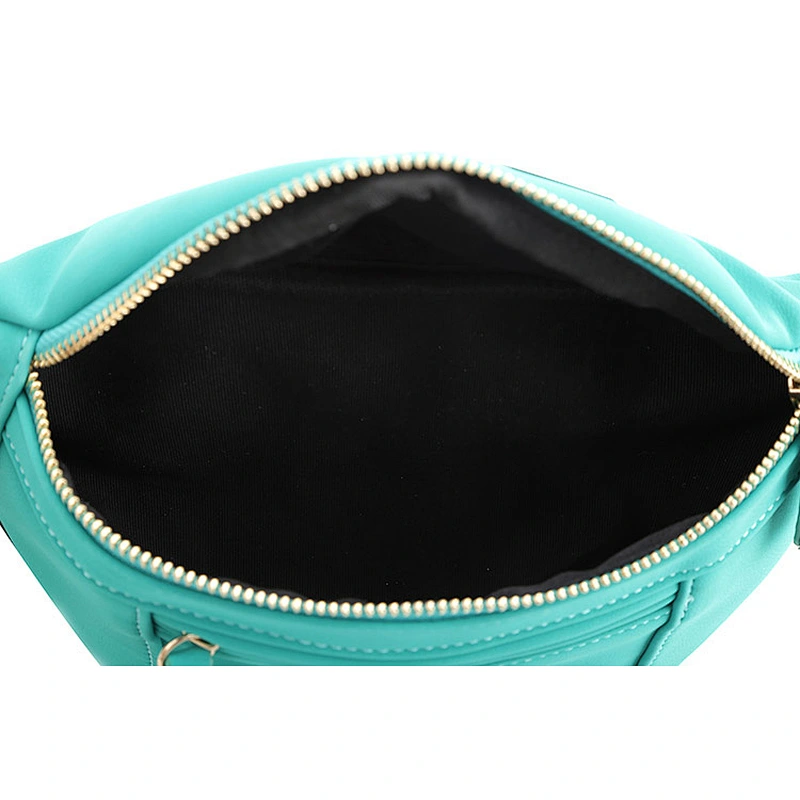 #10689 2020 Tax Free Myanmar made wholesale new arrival fashion designer custom waterproof tactical PU leather women waist bag