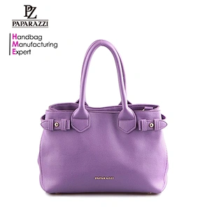 4007-Customized casual pebble grain PU material satchel bags
