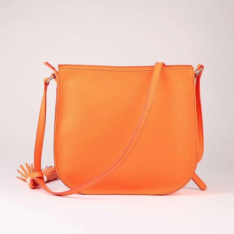 5189 Paparazzi leather fashionable woman pu shoulder bag with tassel design