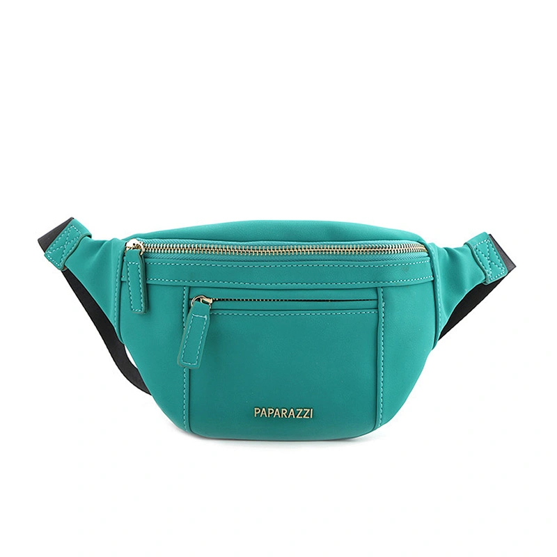 #10689 2020 Tax Free Myanmar made wholesale new arrival fashion designer custom waterproof tactical PU leather women waist bag