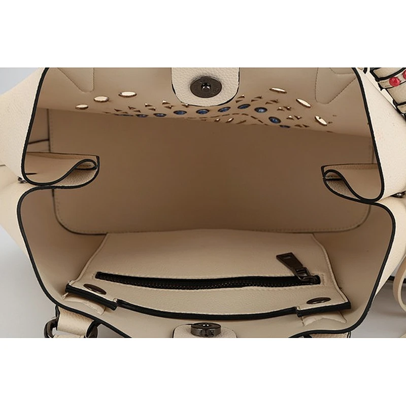 5897 Paparazzi Original women fashion designer tote bag top sale laser finish PU lady handbag