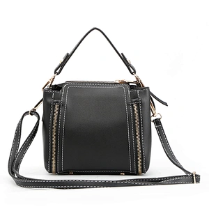 8556 new arrival geese embroidery metal zippers decoration ladies tote handbags sale for Europe