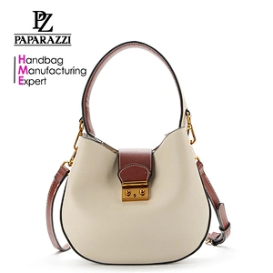8569 Latest design OEM 100% PU fancy style lock eco-friendly bolsos hobo bag for girls