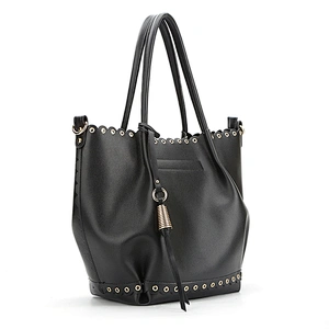 8804 Customized European style tote bag latest trendy 100% PU BSCI audit bags for girls