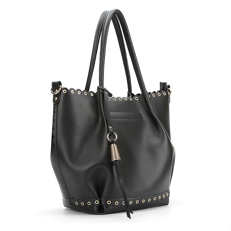 8804 Customized European style tote bag latest trendy 100% PU BSCI audit bags for girls