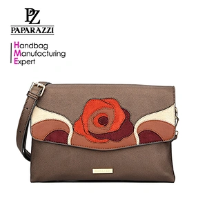 6978- Popular style crossbody handbag unique design embroidered shoulder bag for women