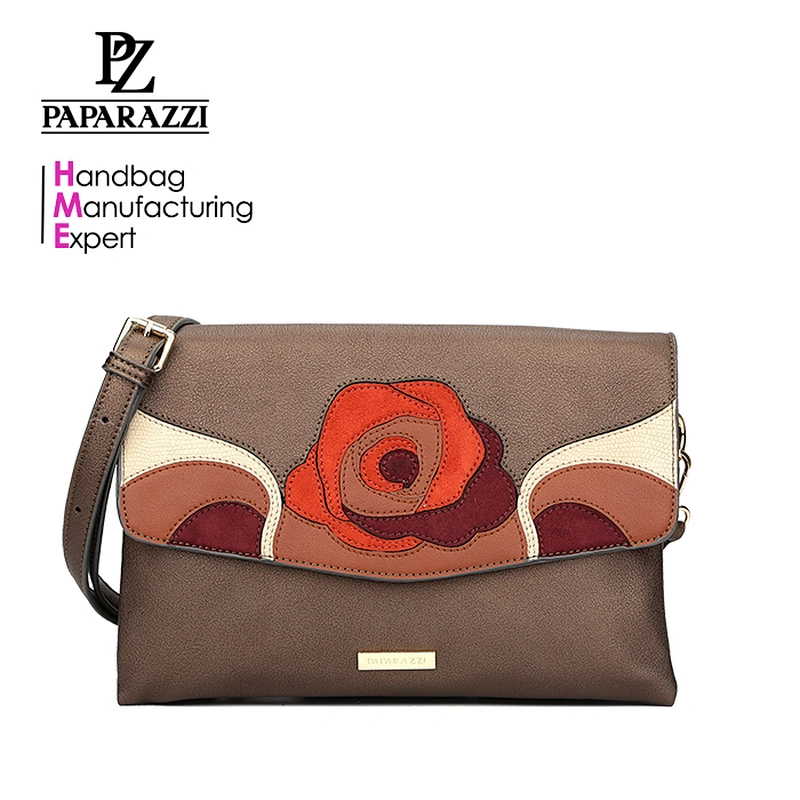6978- Popular style crossbody handbag unique design embroidered shoulder bag for women