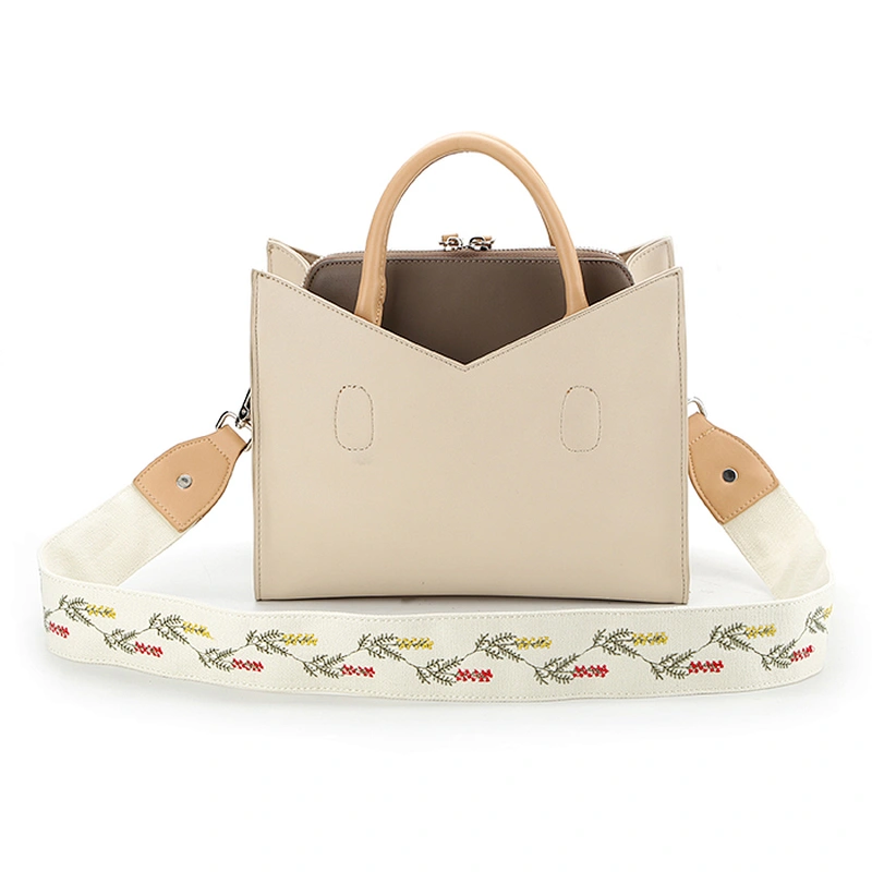 Wholesale unique design shoulder bag NO. 8512 hight quality PU ladies handbag for 2018