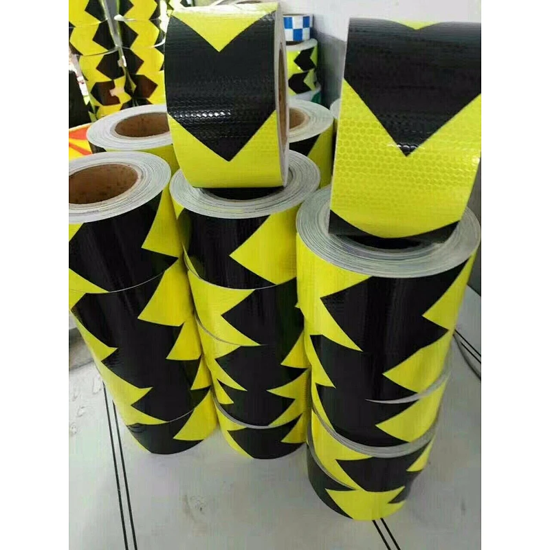 Industrial Hazard Warning Caution Reflective Safety Conspicuity Tape