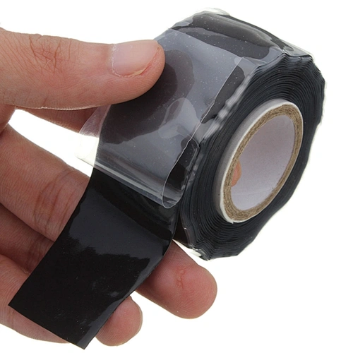 Leak Seal Self-Fusing Silicone Tape Black Rubber Repair Tape Silicone Self Fusing Tapes Amalgamation Rubber Tapes