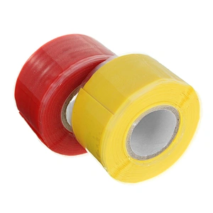 Repair leaks on hoses or plumbing self fusing waterproof rubber silicone tape
