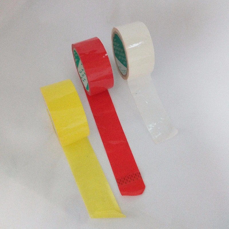 sellotape packing clear colorful red yellow blue green bopp adhesive tape