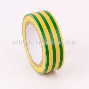 Earth color, yellow-green color PVC electrical tape