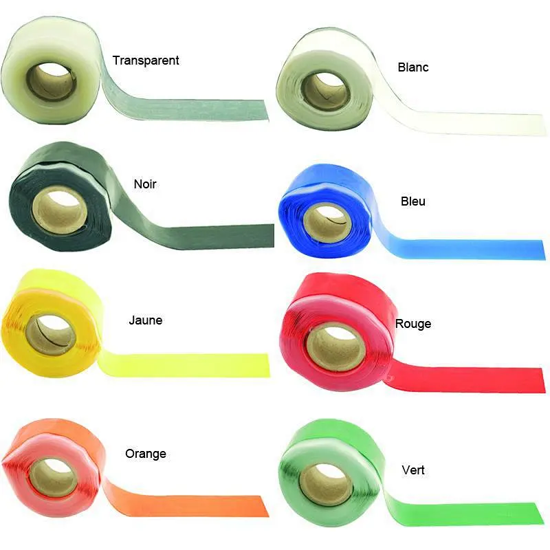 Silicone rubber tape self fusing silicone tape 0.5mm*25mm*3m White