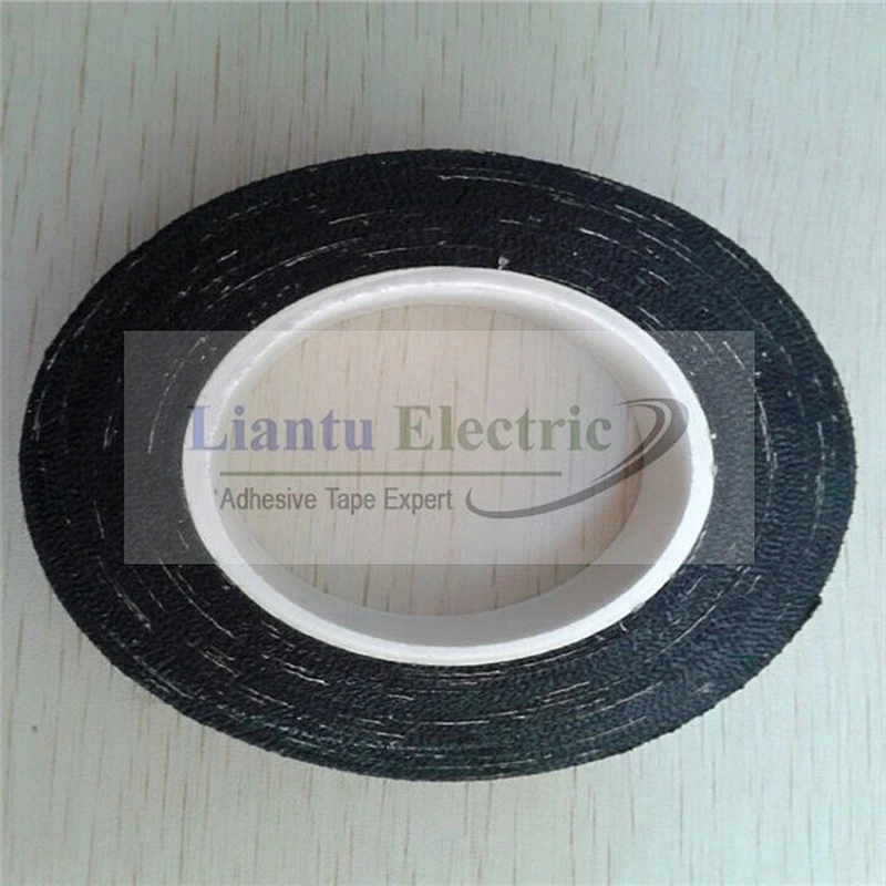 Black Rubberized Cotton tape Fabric Insulating tape