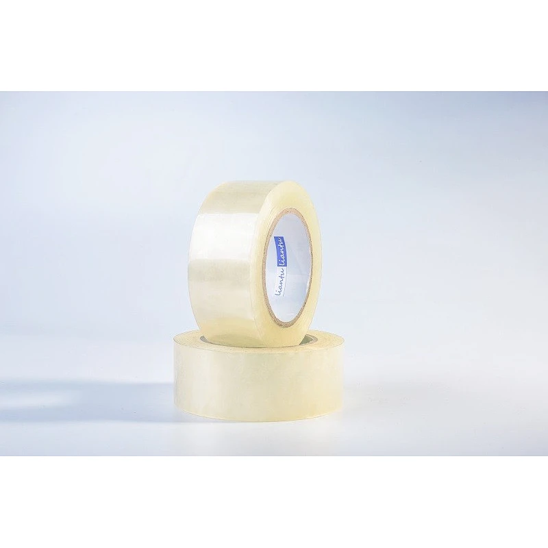 taobao shopping customized logo printed brown tape for paper box packaging