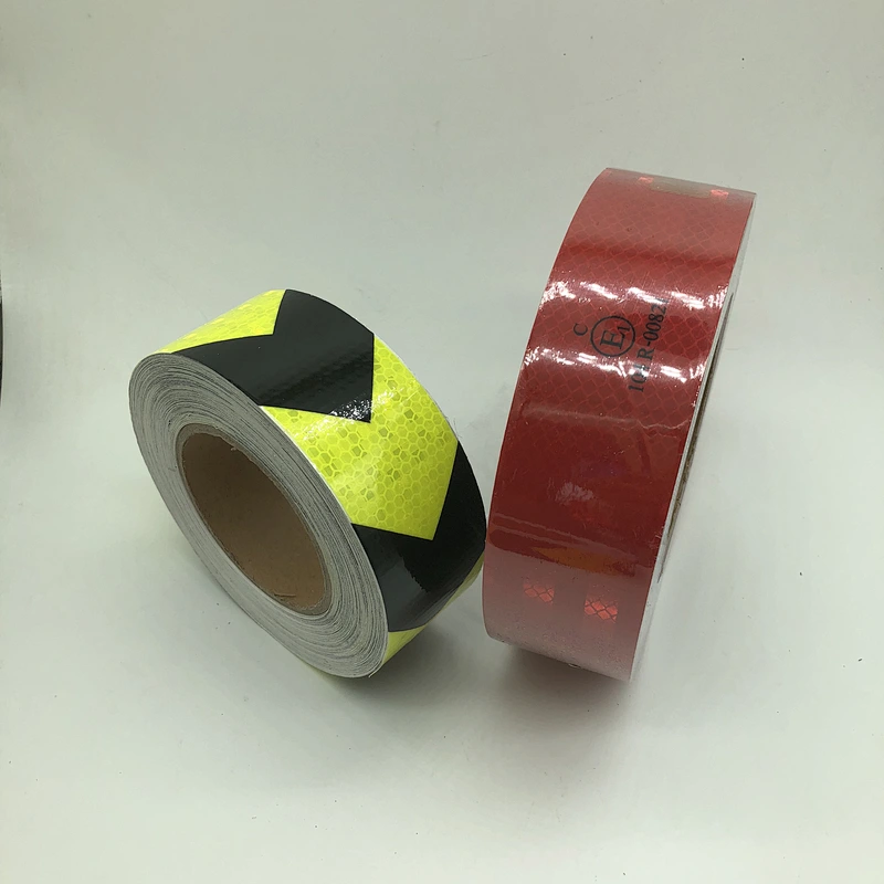 Industrial Hazard Warning Caution Reflective Safety Conspicuity Tape  Truck Road Reflective Tape