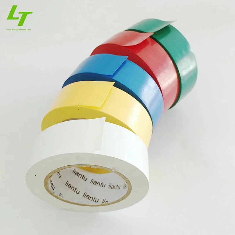 cinta de aislar plastico A grade pvc tape roll pvc tape electrical insulation