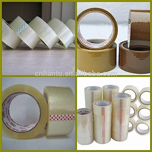 Transparent sellotape packing tape