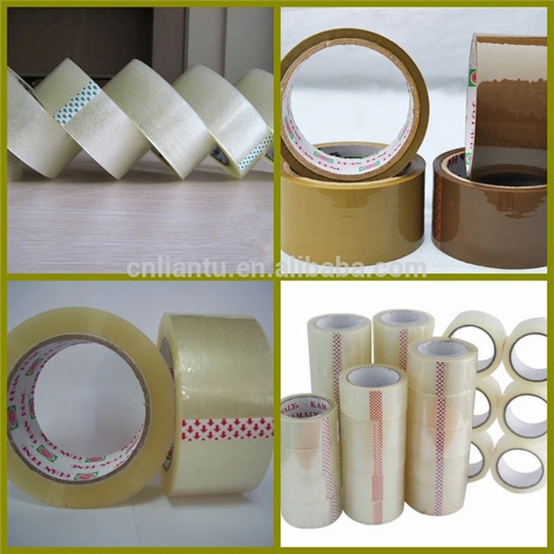 Transparent sellotape packing tape