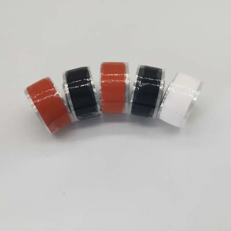 silicone rubber fusing tape adhesive  insulation tape free samples 0.5mm*25mm*3m  Black