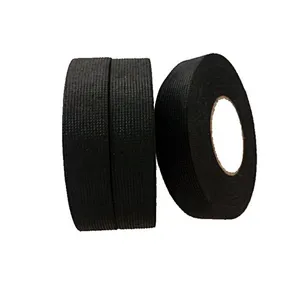 custom auto wire harness polyester insulation pipe black cloth adhesive tape