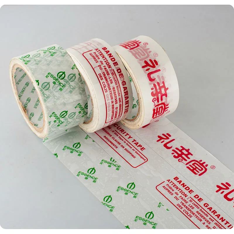 clear plastic boxes packing tape custom  logo printed shipping tape cinta embalaje