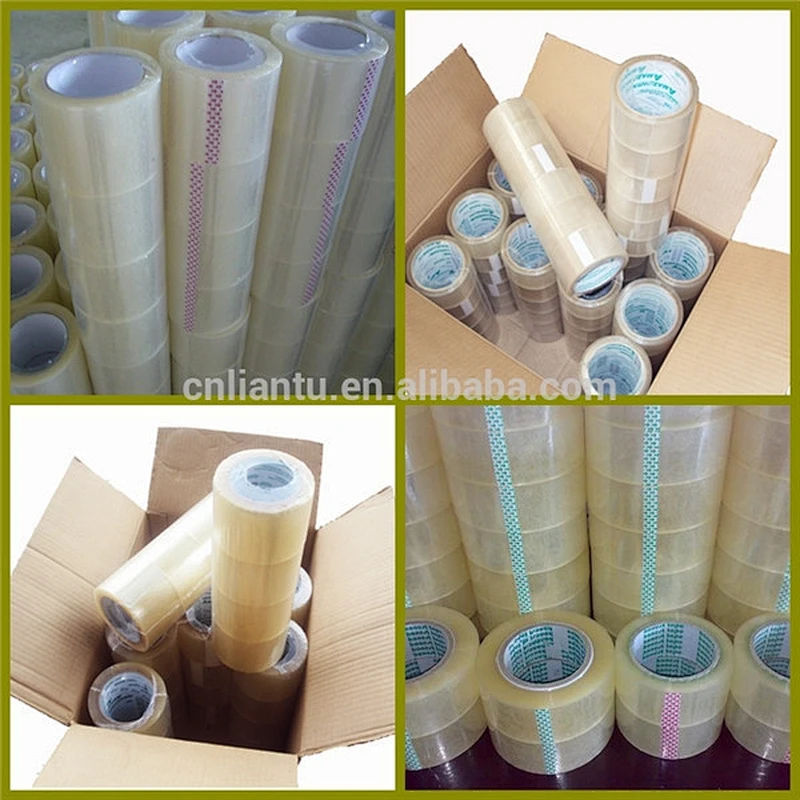 Transparent sellotape packing tape