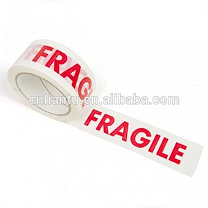 BOPP Packing Tape With Printed Logo / Transparent Carton Sealing Tape / BOPP Clear Packaging Tape