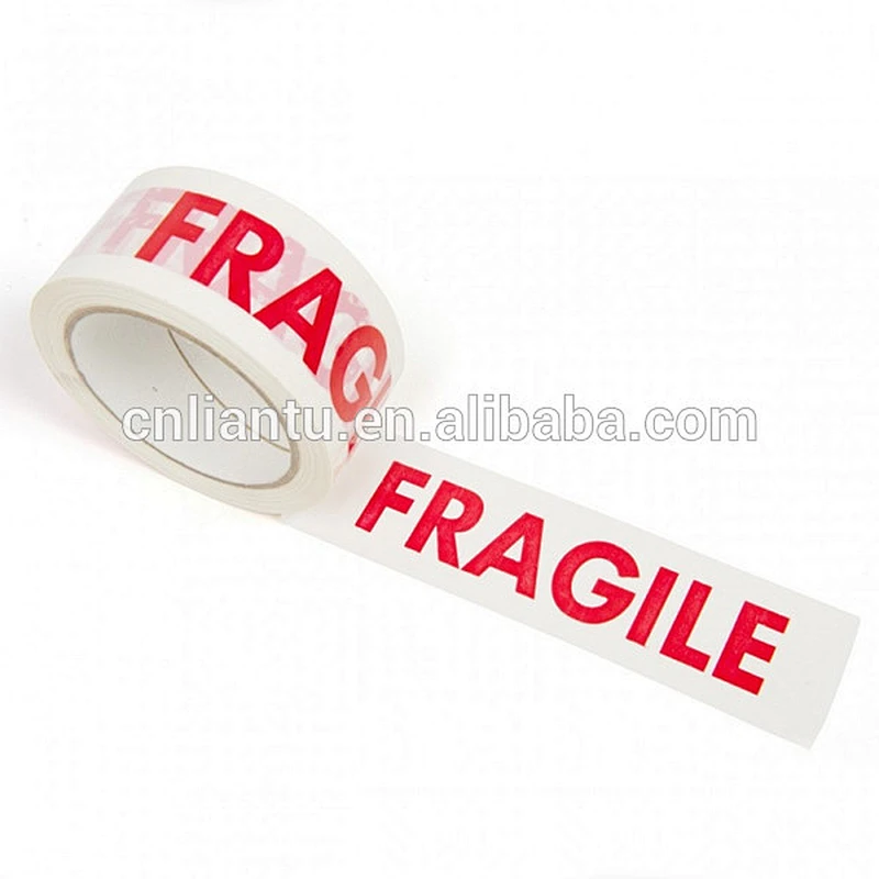 BOPP Packing Tape With Printed Logo / Transparent Carton Sealing Tape / BOPP Clear Packaging Tape