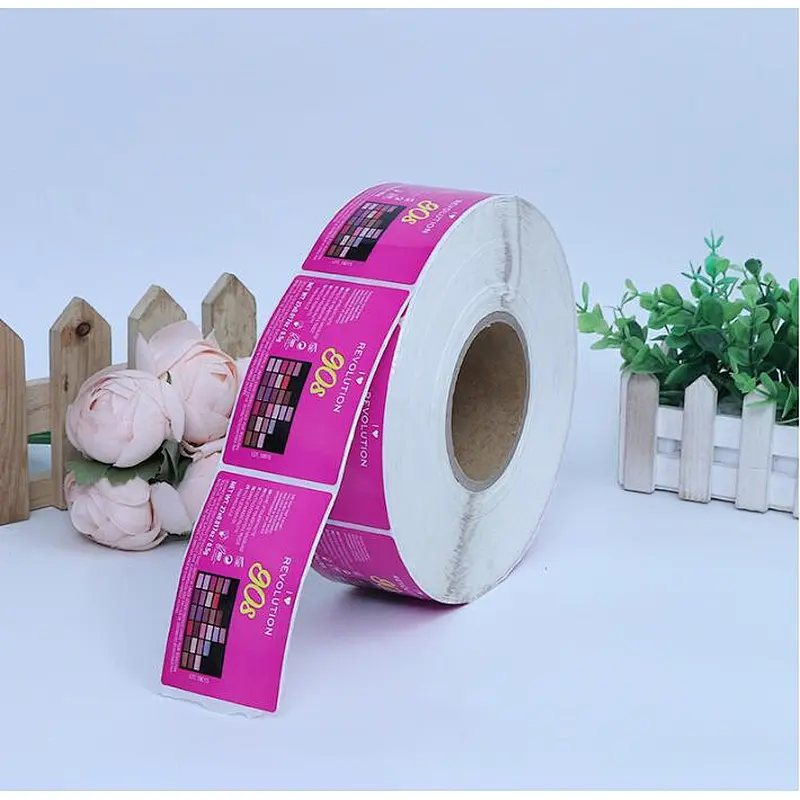 free design custom pvc pp vinyl printing label sticker